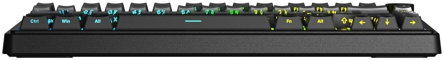 Клавіатура Aula F75 Gasket Reaper Switch Hot-Swap PBT Black/Grey (6948391209913)