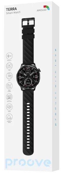 Смарт годинник Proove Terra with GPS Black (SWTR00006401)