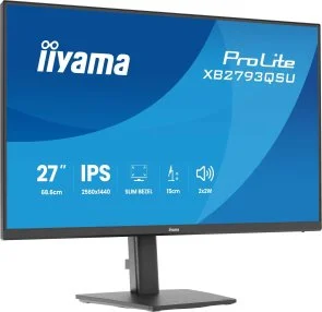 Фото: Монітор iiyama XB2793QSU-B1 Black - 27" IPS / 2560×1440 / 75 Гц / Adaptive Sync / Pivot / HAS № 5 | KTC