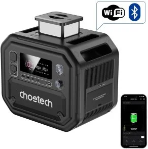 Фото: Зарядна станція Choetech BS064 2500W 2160Wh + Wi-Fi + BT № 3 | KTC
