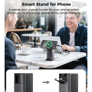 Батарея універсальна Choetech B815C 20000mAh 130W Black