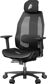 Крісло 1stPlayer Ergo Aero Black/Purple (ERGO-AR-BK)