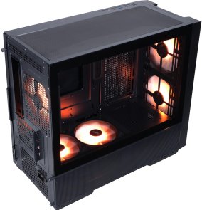 Корпус 1stPlayer AU6-BK-2FA7-14-2FA7R-1FA7 Black with window