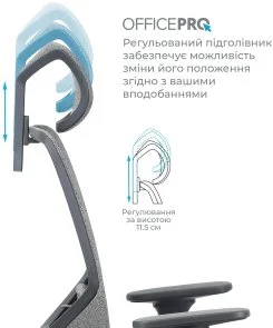 Фото: Крісло OfficePro Comfort OC524G Gray № 13 | KTC