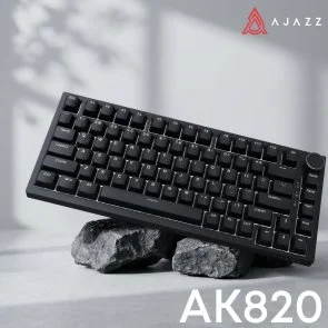 Фото: Клавіатура Ajazz AK820 Red Switch ENG/UKR USB Black (AK820-R-B) № 6 | KTC