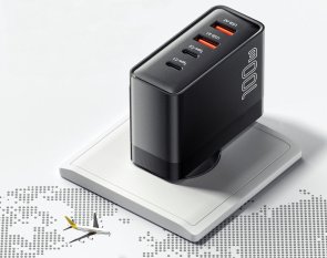 Зарядний пристрій Essager Grace 100W 4 Ports Travel Charger (ECT2CA-QYB01-Z)