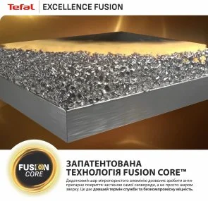 Фото: Сковорода Tefal Excellence Fusion 26cm Black (G3380502) № 7 | KTC