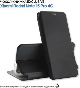 Фото: Чохол BeCover for Xiaomi Redmi Note 15 Pro 4G - Exclusive Black (715480) № 5 | KTC