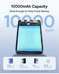 Фото: Батарея універсальна Baseus EnerFill FP21 10000mAh 22.5W Cosmic Black (P1008210D123-00) № 9 | KTC