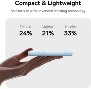 Батарея універсальна Baseus EnerFill FC11 10000mAh 22.5W Cosmic Black + Built-in Cables Lightning / Type-C (E0027R04)