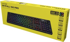 Клавіатура Hator Skyfall 100 Pro Aurum Vanila Silent Wireless Black (HTK4101UA)