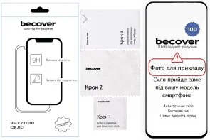 Фото: Захисне скло BeCover 10D for Realme Note 70 - Black (714368) № 4 | KTC