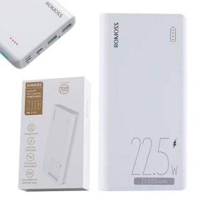  Батарея універсальна Romoss 20000mAh Sense 6 22.5W White (PPH80-611-1121H)
