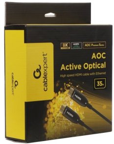 Кабель Cablexpert AOC v2.1 HDMI / HDMI 35m Black (CCBP-HDMI8K-AOC-35M-EU)