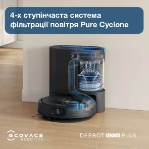 Фото: Робот-пилосос ECOVACS DEEBOT N20E PLUS BLACK (YDLX11-3 BLACK) № 11 | KTC