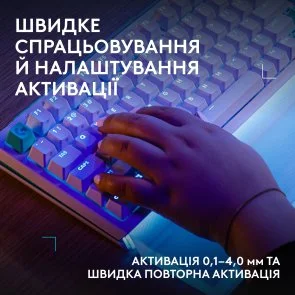 Фото: Клавіатура Logitech G512 X 75 Tactile ENG/UKR USB White (920-013955) № 4 | KTC