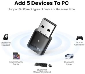 Bluetooth адаптер UGREEN CM390 USB Bluetooth 5.0 (UGR-80889)