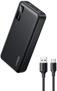  Батарея універсальна UGREEN PB312 20000mAh 22.5W Black (UGR-25683)