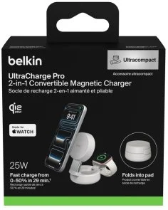 Фото: Бездротова зарядна станція Belkin Modular Charging Dock with Qi2 25W Sand (WIZ043KQSD) № 7 | KTC