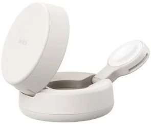 Фото: Бездротова зарядна станція Belkin Modular Charging Dock with Qi2 25W Sand (WIZ043KQSD) № 2 | KTC
