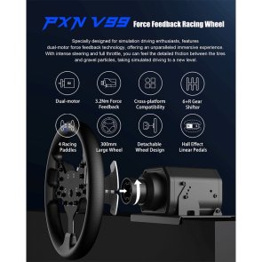 Кермо PXN V99 Bundle for PS4/XBOX/Xbox Series X/S/PC (PXN-V99 EU)