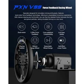 Фото: Кермо PXN V99 Bundle for PS4/XBOX/Xbox Series X/S/PC (PXN-V99 EU) № 16 | KTC