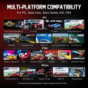 Фото: Кермо PXN V10 Ultra Bundle for PS4/XBOX/Xbox Series X/S/PC (PXN-V10 Ultra EU) № 20 | KTC