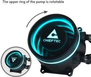 Фото: Система рідинного охолодження Chieftec Iceberg 240 ARGB (CLC-240-RGB) № 5 | KTC