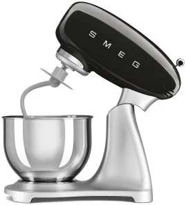 Фото: Планетарний міксер Smeg Style Aesthetic Black (SMF04BLEU) № 3 | KTC