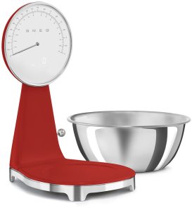 Ваги кухонні Smeg Style Aesthetic Glossy Red (KSF01RDWW)