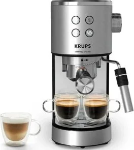 Фото: Ріжкова кавоварка KRUPS Virtuoso+ Tamping System (XP499EE0) № 2 | KTC