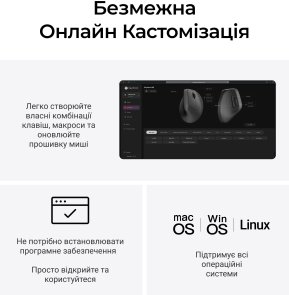 Миша Keychron M5 PixArt PAW3950 Black (M5-A23)