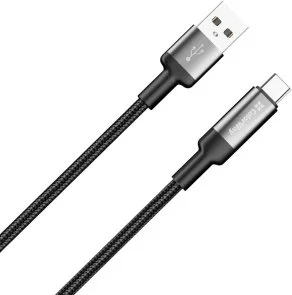 Фото: Кабель ColorWay braided wire 66W AM / Type-C 2m Black (CW-CBUC097-BK) № 3 | KTC