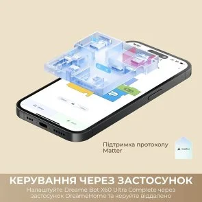 Фото: Робот-пилосос Dreame Bot X60 Ultra Complete White (RLX87DE-wh) № 12 | KTC