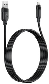 Кабель Acefast C16-02 12W AM / Lightning 1.2m Black (6974316286202)