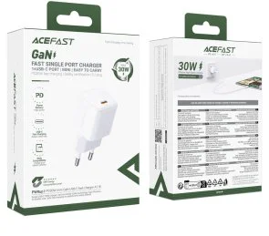 Фото: Зарядний пристрій Acefast A118 GaN PD 30W White (6974316285366) № 9 | KTC