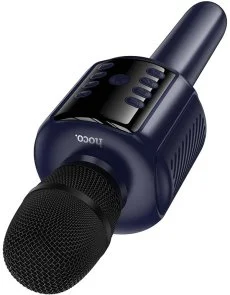 Фото: Мікрофон Hoco L24 Shine Karaoke Microphone Bluetooth Blue (6942007673785) № 2 | KTC