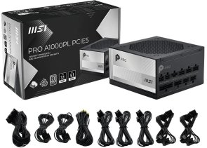 Блок живлення MSI 1000W Pro A1000PL PCIE5 (PRO A1000PL PCIE5)