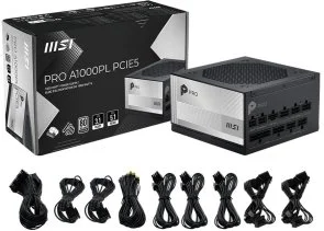 Фото: Блок живлення MSI 1000W Pro A1000PL PCIE5 (PRO A1000PL PCIE5) № 5 | KTC