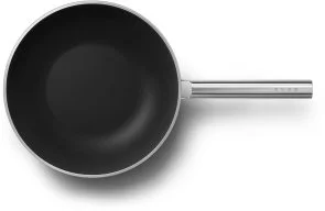 Фото: Сковорода Smeg 50S Retro Style WOK 30cm Black Matte (WOF3002BLM) № 5 | KTC