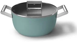 Фото: Каструля Smeg 50S Retro Style 5.4L Emerald Green Matte (CSF2412EGM) № 3 | KTC