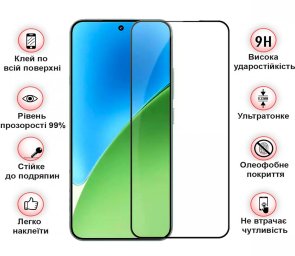 Захисне скло BeCover for Xiaomi Redmi Note 15 Pro 5G - Black (714891)