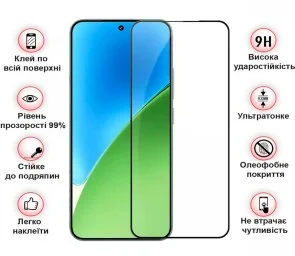 Фото: Захисне скло BeCover for Xiaomi Redmi Note 15 Pro 5G - Black (714891) № 4 | KTC