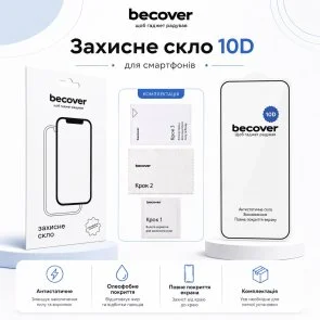 Фото: Захисне скло BeCover 10D for Oppo A6 Pro - Black (715716) № 6 | KTC