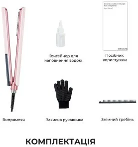 Фото: Випрямляч волосся Dreame AuraSteam Straight Pink (AA01A-PK) № 2 | KTC