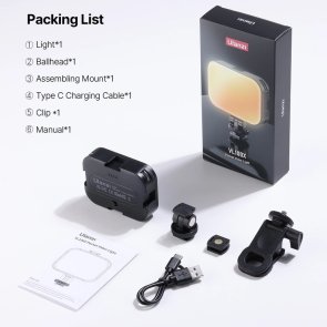 Ліхтар світлодіодний Ulanzi VL100X Selfie Light, Clip LED Light