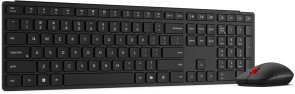 Клавіатура+мишка, Lenovo Wireless Multi-Mode Pro Combo 6000 ENG/UKR WL/USB, Black