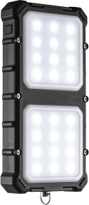 Батарея універсальна Sandberg Solar Powerbank CampLED 10000mAh 22.5W Black (421-23)