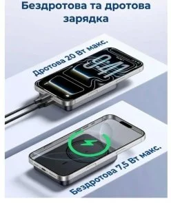 Фото: Батарея універсальна UGREEN Magnetic Wireless PB561 10000mAh 20W Black (25919) № 4 | KTC