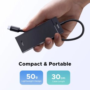 USB-хаб UGREEN CM806 Black (55334)